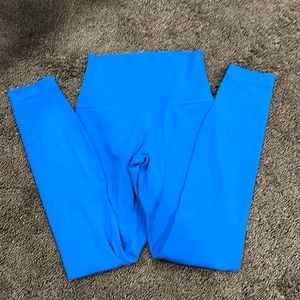 blue lululemon align leggings size 2
